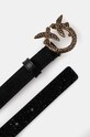 Δερμάτινη ζώνη Pinko 100143.A26C μαύρο AW24