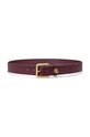 Lauren Ralph Lauren cintura in pelle granata 412942212