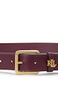 Lauren Ralph Lauren cintura in pelle 412942212 granata NC24