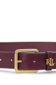 Lauren Ralph Lauren cintura in pelle 412942212 granata NC24