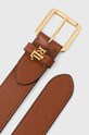 Шкіряний ремінь Lauren Ralph Lauren 412942212 коричневий NC24
