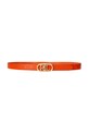 Lauren Ralph Lauren curea de piele cu doua fete 412942269 portocaliu SS25