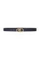 Lauren Ralph Lauren curea de piele cu doua fete 412942269 bleumarin SS25