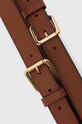 Doplňky Kožený pásek Lauren Ralph Lauren 412936524 hnědá