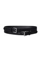 Kožený opasok Lauren Ralph Lauren čierna 412936524