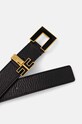 Elisabetta Franchi curea de piele CT11S47E2 negru AW24