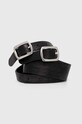 MM6 Maison Margiela bőr öv fekete SA5TP0009.P5553
