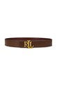 Δερμάτινη ζώνη Lauren Ralph Lauren 412951450 καφέ AW24