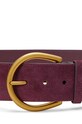 Lauren Ralph Lauren curea de piele 412951737 burgundia AW24