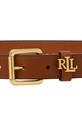 Kožený pásek Lauren Ralph Lauren 412958206 hnědá AW24