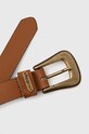 Pepe Jeans curea de piele MILDRED BELT PL020852 maro AW24