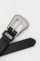 Кожаный ремень Pepe Jeans MILDRED BELT PL020852 чёрный AW24