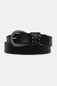 Кожаный ремень Pepe Jeans HALSEY BELT Planet friendly чёрный PL020856