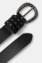 Кожаный ремень Pepe Jeans HALSEY BELT PL020856 чёрный AW24