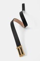 Victoria Beckham curea de piele 1424ABL005954A negru AW24