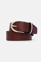 Tommy Hilfiger pasek skórzany bordowy AW0AW16596