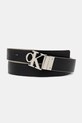 Двосторонній шкіряний ремінь Calvin Klein Jeans K60K612288 бежевий AW24