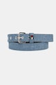 Pásek Tommy Jeans textilní modrá AW0AW16793