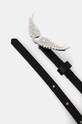 Δερμάτινη ζώνη ZADIG&VOLTAIRE LWBT00022 μαύρο AW24