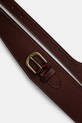Kožený pásek Hoss Intropia 5028285 burgundské AW24