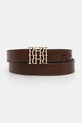 Двухсторонний кожаный ремень Pedro del Hierro коричневый 4698164