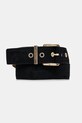 MICHAEL Michael Kors curea din piele intoarsa negru 559145