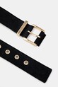 MICHAEL Michael Kors curea din piele intoarsa 559145 negru SS25
