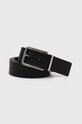 Αναστρέψιμη δερμάτινη ζώνη Calvin Klein μαύρο K50K511965