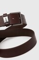 HUGO pasek skórzany 50522504 brązowy SS25