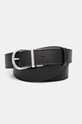 Coccinelle curea de piele cu doua fete MAN SOFT Gift Box negru E3.MUK.81.26.01