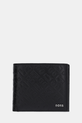 BOSS portfel i etui na karty skórzane 50529480 czarny AW24
