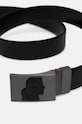 Kožený pásek Karl Lagerfeld 544433.815302 černá AW24