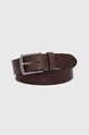 Kožený pásek Pepe Jeans PALMER BELT Planet friendly hnědá PM021024