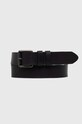 Шкіряний ремінь Pepe Jeans TATE BELT Planet friendly чорний PM021028