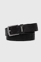 Pepe Jeans bőr öv KENT BELT fekete PM021030