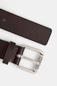 HUGO pasek skórzany 50529890 brązowy AW24