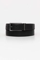 Calvin Klein pasek skórzany dwustronny czarny K50K512341