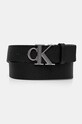 Usnjen pas Calvin Klein Jeans črna K50K512088