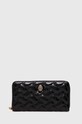 Kurt Geiger London portofel de piele KENSINGTON ZIP AROUND E piele negru 2712700319