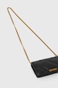 Kurt Geiger London poseta piele WALLET ON CHAIN PUFF 2732600109 negru AW24