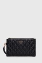 Guess portfel YARMILLA imitacja skóry licowej czarny SWGG93.22570