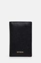 Guess etui na karty skórzane etui na karty czarny RW1654.P4301