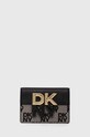 Dkny card holder piele negru R42ZYE33