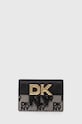Dkny card holder piele negru R42ZYE33
