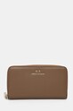 Гаманець Armani Exchange імітація лицьової шкіри коричневий 948068.4F779