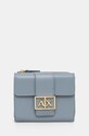 Armani Exchange portofel imitatie de piele albastru 948570.4F786