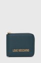 Портмоне Love Moschino изкуствена кожа тюркоазен JC5639PP1L