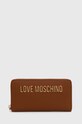 Peněženka Love Moschino imitace kůže hnědá JC5611PP1L