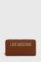 Портмоне Love Moschino изкуствена кожа кафяв JC5611PP1L