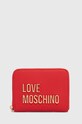 Портмоне Love Moschino изкуствена кожа червен JC5613PP1L